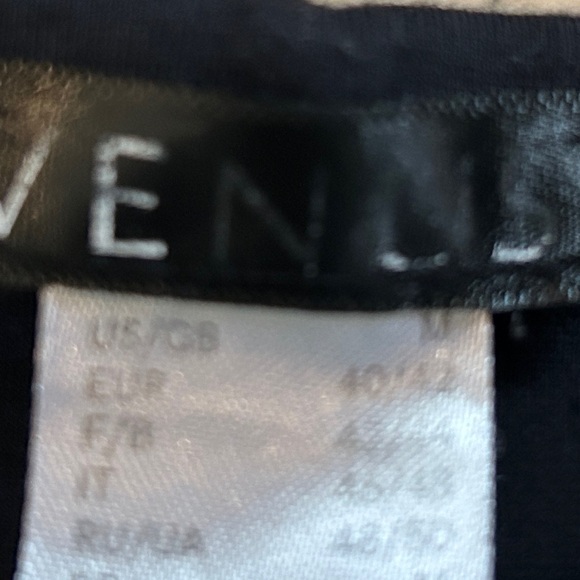 Venus Black Bell Sleeve Top Off shoulder Boho Size M - Picture 8 of 8